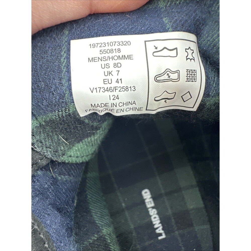 Lands’ End Moc Toe Flannel Lined Lace Up Boots - Picture 8 of 8